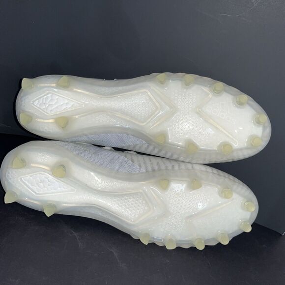 Adidas Freak Ultra 20 White Silver Football Cleats‎ Men’s Size 15 New In Box - Picture 4 of 6